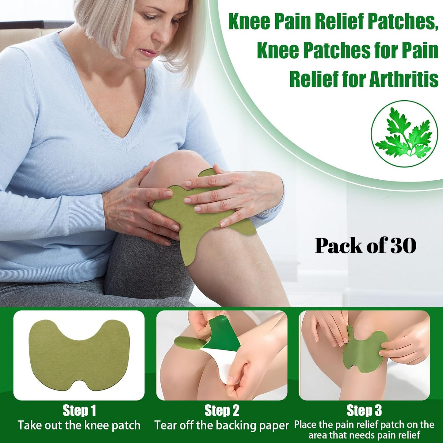 HealPatch™ - Natural Knee Pain Relief Patches